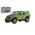 Auto vojenské plast 13cm na setrvačník v krabici 17x10x6,5cm