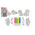 Teddies Kreativ-Set: Male deinen eigenen Einhorn-Anhänger in der Box 13x21cm