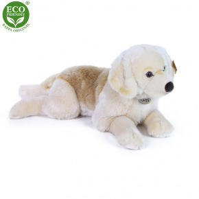 Rappa Plyšový pes retriever ležiaci 60 cm ECO-FRIENDLY