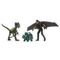 Mattel Jurassic Park IAN MALCOLM MIT DINOSAURIERN UND ZUBEHÖR