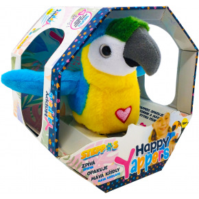 Mac Toys STEPPOS Happy Yappers Papoušek - modrý