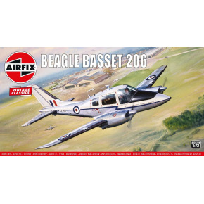 Airfix Classic Kit VINTAGE Samolot A02025V - Beagle Basset 206 (1:72)