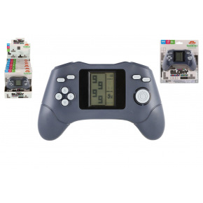 Teddies Digitální hra Padající kostky konzole hlavolam plast 15x9cm na baterie se zvukem