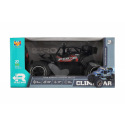 Auto RC Off-Road plast 26cm 27MHz dobíjecí pack+baterie se světlem červené v krabici
