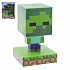 Lampička Zombie Minecraft na baterie v krabičce 10,5x14x9cm
