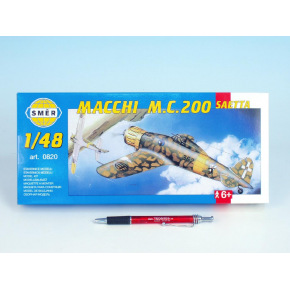 Směr Model Macchi m.č. 200 Saetti 16,1 x 21,2cm v krabici 31x13,5x3,5cm