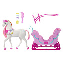 Mattel Barbie LOUSKÁČEK SANĚ S KONĚM