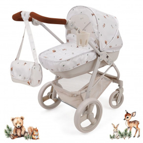 Five O Nine Crew Kočárek pro panenky Bella 2v1 s taškou - Woodland