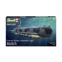 Revell Plastic ModelKit ponorka 05187 - German Midget Submarine Type Molch (1:72)