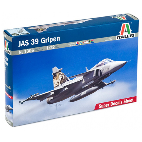 Italeri Model Kit letadlo 1306 - JAS 39 GRIPEN (1:72)
