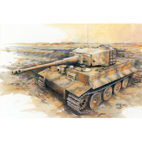 Dragon Model Kit tank 7251 - Sd.Kfz.181 Ausf.E TIGER I MID PRODUCTION w/ZIMMERIT (1:72)