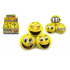 Teddies Schaumstoffball Smiley 6cm