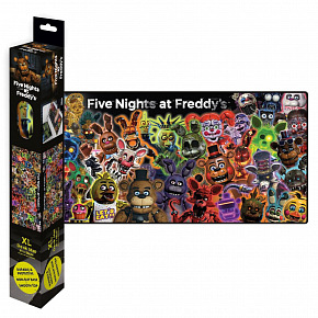 Herní podložka Five Nights At Freddy´s 81x36cm v krabici 6x40,5x6cm Herní podložka Five Nights At Freddy´s 81x36cm v krabici 6x40,5x6cm