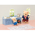 Sylvanian Families 5867 Meble - elegancka jadalnia z kominkiem