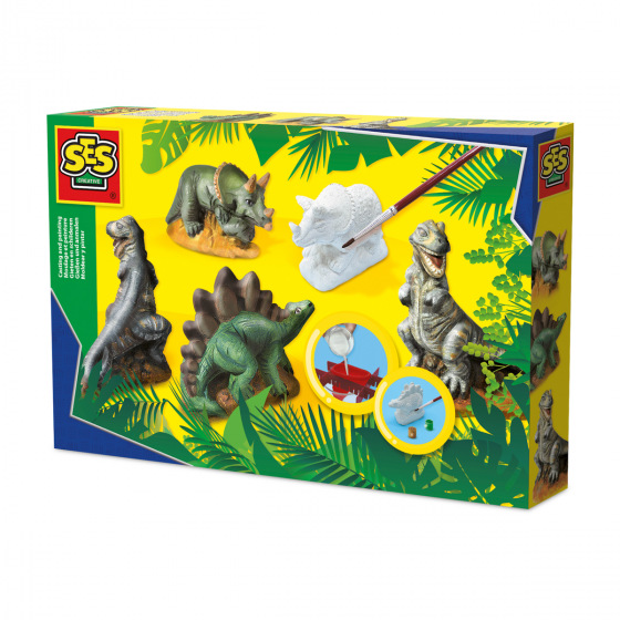 SES Sadrový trojkomplet - dinosaury