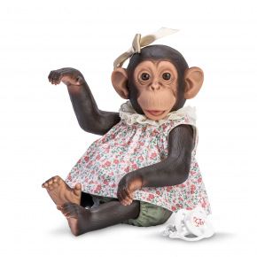 Rappa Šimpanz bábika Lola kvet 35 cm