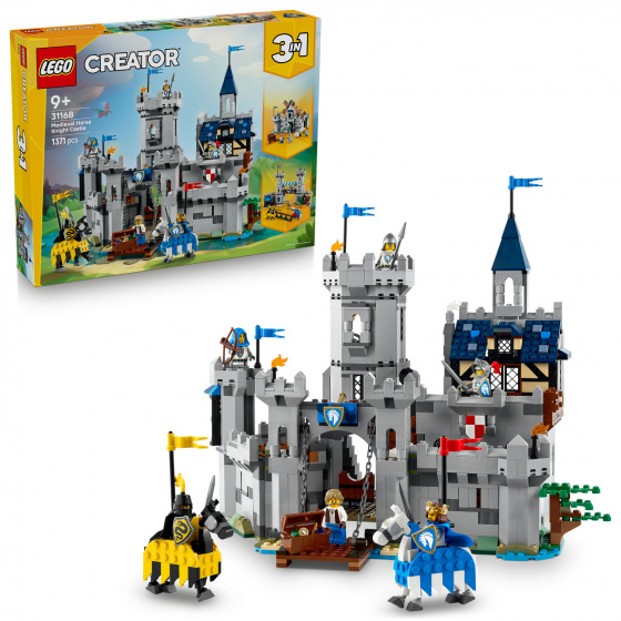 LEGO Creator 31168 Středověký hrad a rytíři na koních