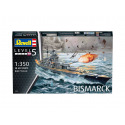Revell Plastic ModelKit loď 05040 - Battleship BISMARCK (1:350)