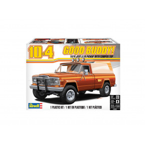 Revell Plastic ModelKit MONOGRAM auto 4568 - Jeep J-10 pickup with camper (1:24)