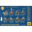 Zvezda Wargames (AoB) figurky 8035 - Saxon Cuirassiers 1810-1814 (1:72)