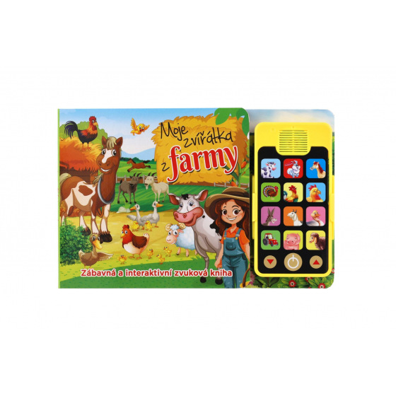 FONI Book FONI Buch Soundbuch Meine Bauernhoftiere mit Handy auf Batterien 22x14cm CZ Text