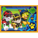 Trefl Puzzle 4in1 Urlaub Paw Patrol 28,5x20,5cm in der Box 28x28x6cm
