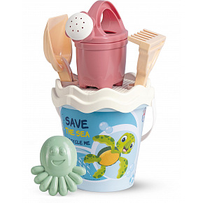 Rappa Androni RECYKLACE PASTEL Sada na písek oceán s konvičkou - střední