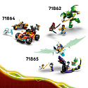 LEGO NINJAGO® 71863 Zilvar i bestia smoka Grimtak