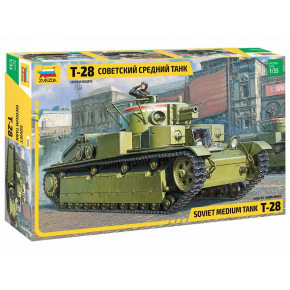 Zvezda Model Kit tank 3694 - T-28 Ťažký tank (1:35)