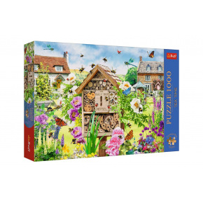 Trefl Puzzle Premium Plus - Čajový čas: Domček pre včielky 1000 dielikov 68,3x48cm v krabici 40x27x6cm
