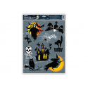 MFP Rappa Fensterfolie Halloween Glitzer HA001