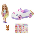 Mattel Barbie CHELSEA I KABRIOLET Z WYPOSAŻENIEM