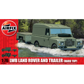 Airfix Classic Kit military A02324 - LWB Land Rover (Hard Top) and Trailer (1:76) Airfix Classic Kit military A02324 - LWB Land Rover (Hard Top) and Trailer (1:76)