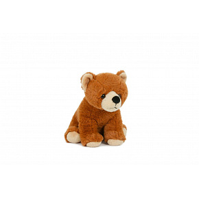 Teddies Miś brunatny siedzący pluszowy 13x19cm wypełniony kuleczkami 0m+ Teddies Miś brunatny siedzący pluszowy 13x19cm wypełniony kuleczkami 0m+
