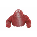Teddies Gorila antistresová naťahovacia plnená pieskom 400 g silikón 12cm 4 farby 8ks v boxe