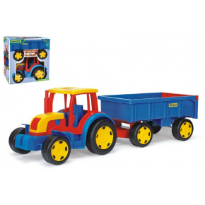 WADER Traktor Gigant s vlekom plast 102cm v krabici Wader