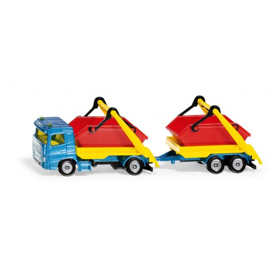 SIKU Blister 1695 - nákladní auto s korbou a vlekem