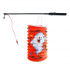 Rappa Lampion Halloween 15 cm mit leuchtendem Stab 39 cm