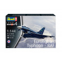 Revell Plastic ModelKit Flugzeug 03796 - Eurofighter Typhoon - RAF (1:144)