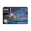 Revell Starter Kit loď 75181 - Battleship Gneisenau (1:1200)