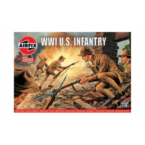 Airfix Classic Kit VINTAGE figurky A00729V - WW1 U.S Infantry‬‬‬ (1:76)