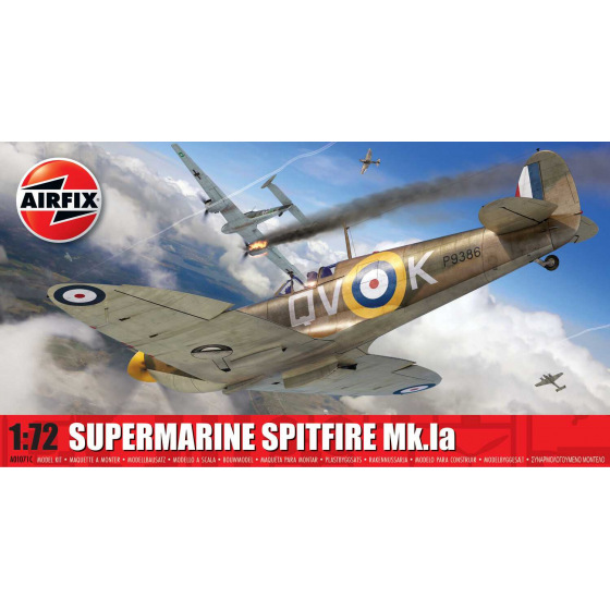 Airfix Classic Kit Flugzeug A01071C - Supermarine Spitfire Mk.Ia (1:72)