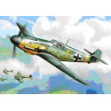 Zvezda Wargames (WWII) letadlo 6116 - Messerschmitt Bf 109F-2 (1:144)