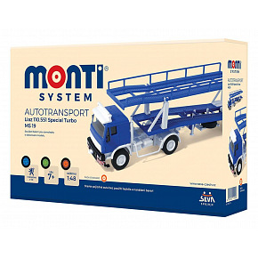 SEVA Stavebnice Monti System MS 19 Autotransport Liaz 1:48 v krabici 31,5x16,5x7,5cm
