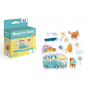 DODO Magnetická hra Mačka + cestovanie plast 20ks v krabičke 10x14x5cm