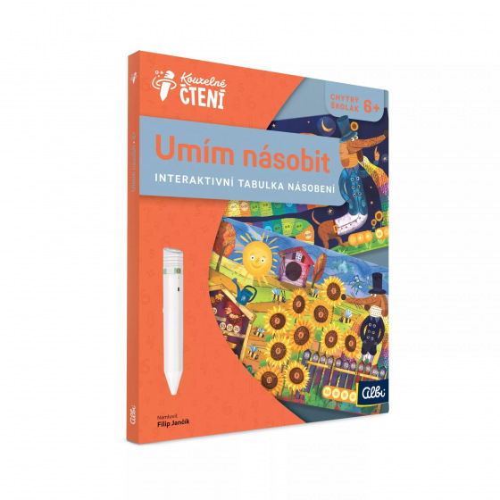 Albi Kouzelné čtení Umím násobit - Interaktivní tabulka