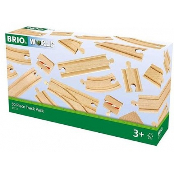 Brio Schienen-Mix, 50 Stück in der Box