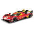 Bburago - RACING, FERRARI 499P, 24H LE MANS CHAMPION 2024, červená, 1:18