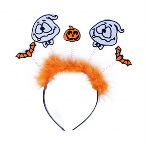 Rappa Pomarańczowa opaska na głowę na Halloween