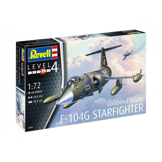 Revell Plastic ModelKit letadlo 03904 - F-104G Starfighter (1:72)